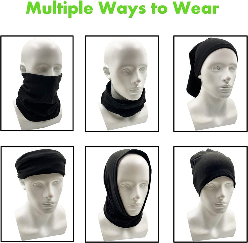Beurlike 2 Pack Winter Neck Warmer Gaiter Women Men Fleece Warm Windproof Face Scarf Cover Ski Mask for Cold Weather - Image 5